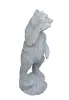 Product image 5 of the product “Big bear eating fish, 100cm H | cast stone ”